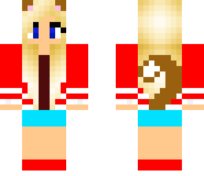 blonde cat girl 