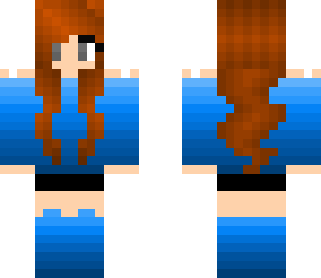 cute blue girl thats done