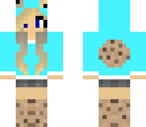 teal cookie girl