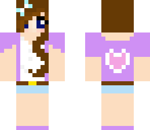 heart hair ribbon girl