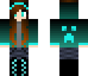 creeper hoodie girl
