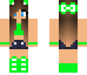 green cookie monster girl