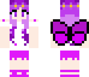 purple fairy girl
