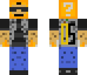 lucky block mask os skin