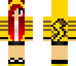 red head pika girl