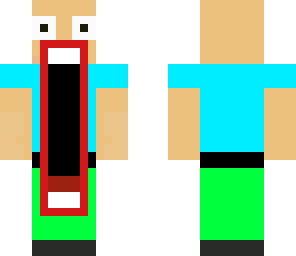 bald loooong mouth edit