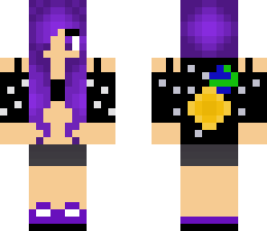 purple galaxy girl
