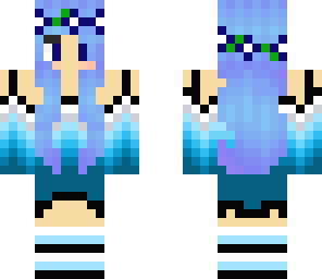 cute water girl by rainbowberry