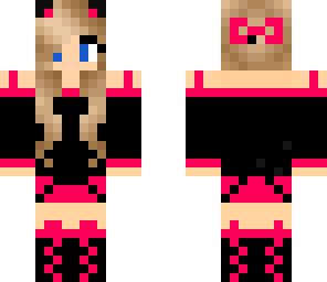 hot pink cat girl