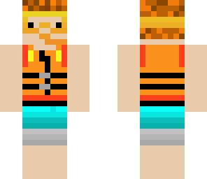 snorkel man