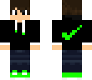 green nike boy