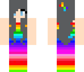 rainbow girl