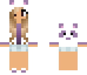edited panda girl
