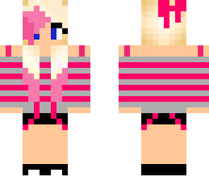 cute pink girl skin