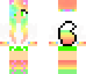 my rainbow fox girl
