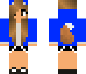 blue fox girl