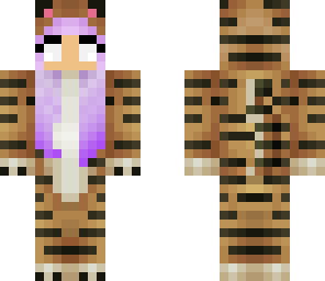 purple herobrine girl