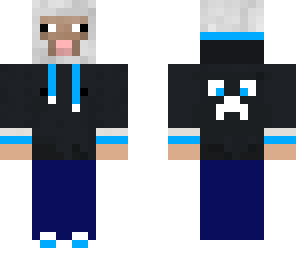 blue sheep hoodie