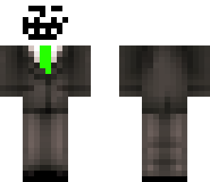 troll face green tie