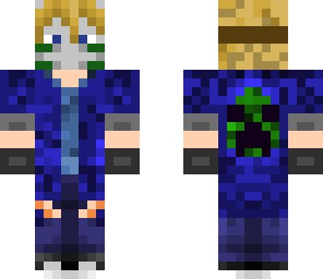 masked blond teen