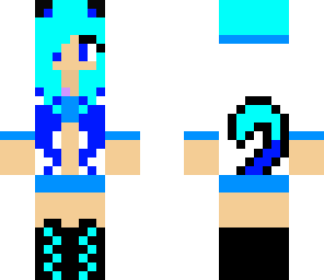 blue girl