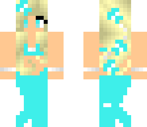 blue mermaid
