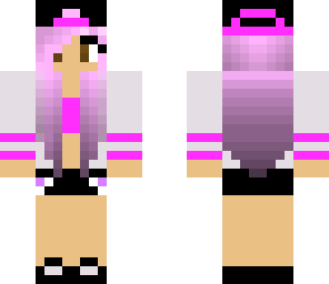pink snap back tomboy girl