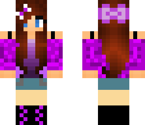 the purple girl 