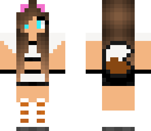 white and brown wolf girl