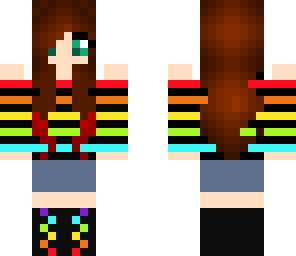 rainbow girl