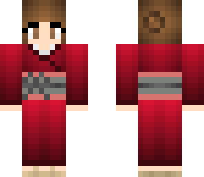 red kimono girl