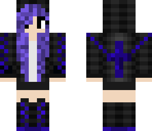 blue haired girl