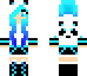 blue panda girl 2