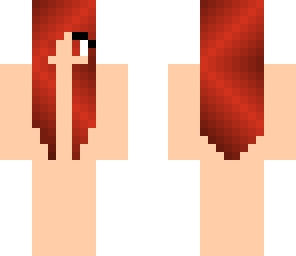 red hair girl skin base