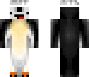 cute derpy chef penguin