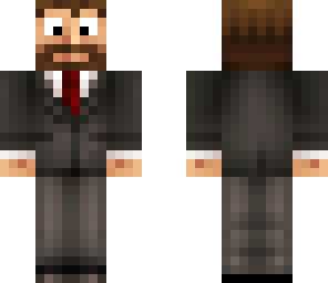 caveman in a suit