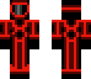 red hazard suit
