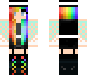 rainbow girl dancer