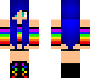 rainbow girl