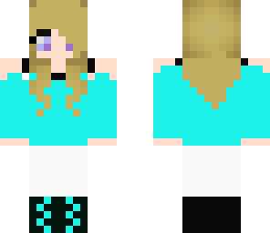 blue girl