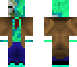 blue pigman with jacket