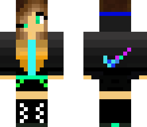 gamer nike rainbow girl