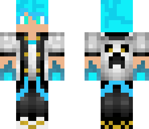 incomplete cyan dude