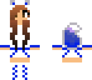 blue wolf girl