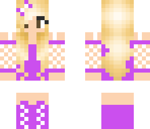 purple hot girl