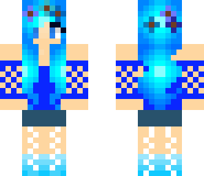 sapphire blue girl