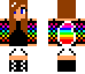 rainbow or fox girl