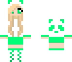 sea green panda