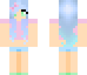 cute blue girl