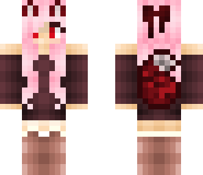 pink wolf girl